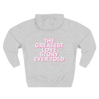 Christian Love Hoodie — “We Love Because He First Loved Us” Pullover