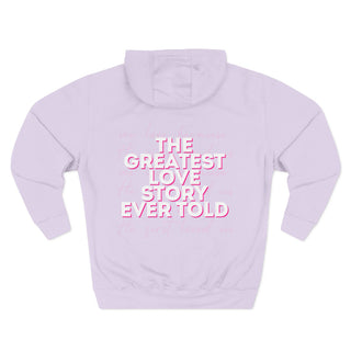 Christian Love Hoodie — “We Love Because He First Loved Us” Pullover